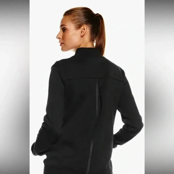 Nike Tech Fleece Destroyer Full Zip Letterman style Jacket women’s size large - Picture 3 of 15